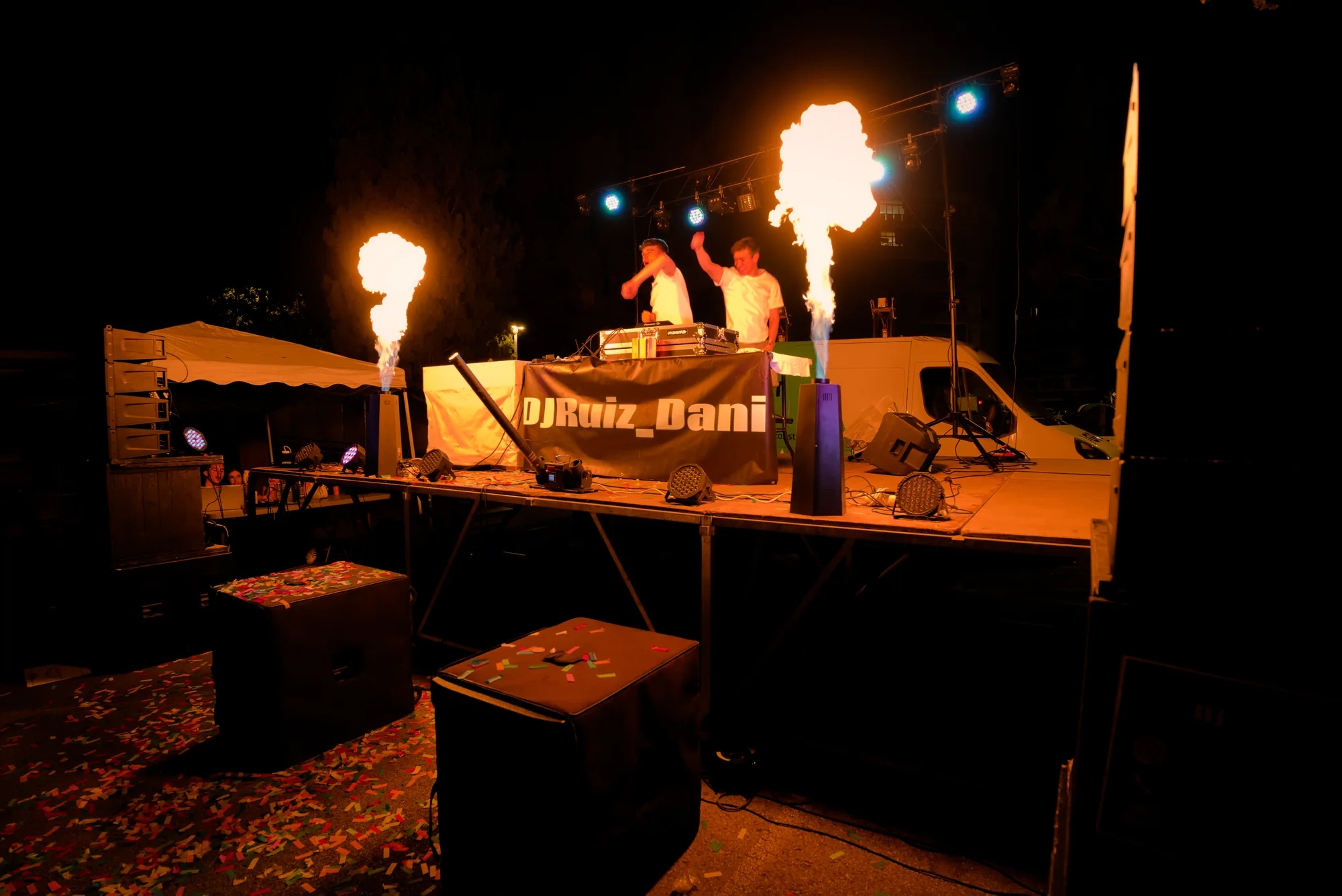 DJRUIZZ en un evento en directo